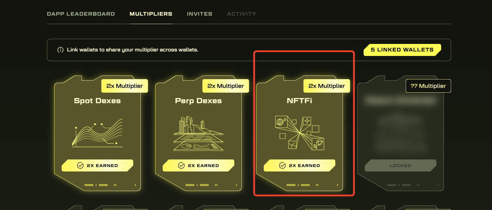 finish the task and can earn Multipliers